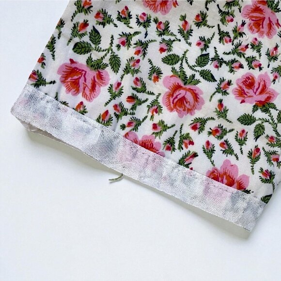 Vintage Child’s Rose Print Dressing Robe 60s RUTH ORIGINALS - Picture 6 of 8